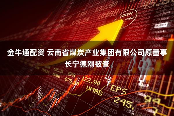 金牛通配资 云南省煤炭产业集团有限公司原董事长宁德刚被查