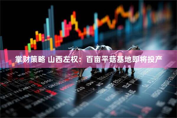 掌财策略 山西左权：百亩平菇基地即将投产